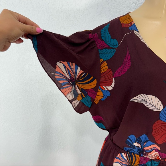Maurice’s Missy modest wrap dresses multicolor maxi dress size XXL - Picture 4 of 16